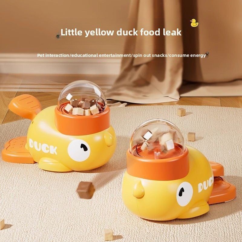 Quacky Duck Pet Feeder Toy - Fun Interactive Treat Dispenser for Cats & Dogs